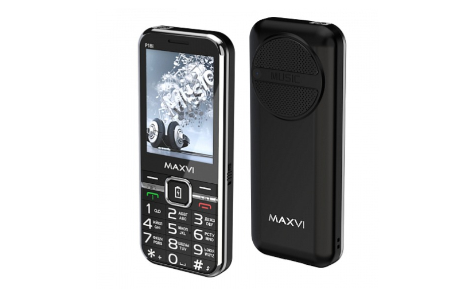 Мобильный телефон Maxvi P18i Black
