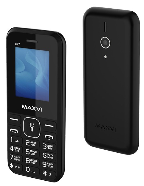 Мобильный телефон Maxvi C27 Black