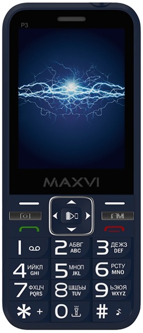 Мобильный телефон Maxvi P3 Blue