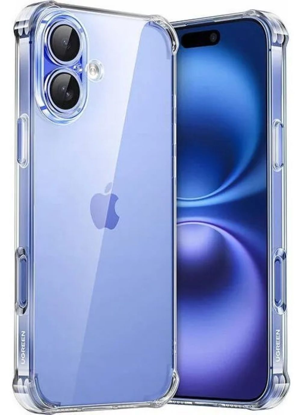Чехол UGREEN CA105 (45917) для iPhone 16 Classy Clear Protective Case прозрачный