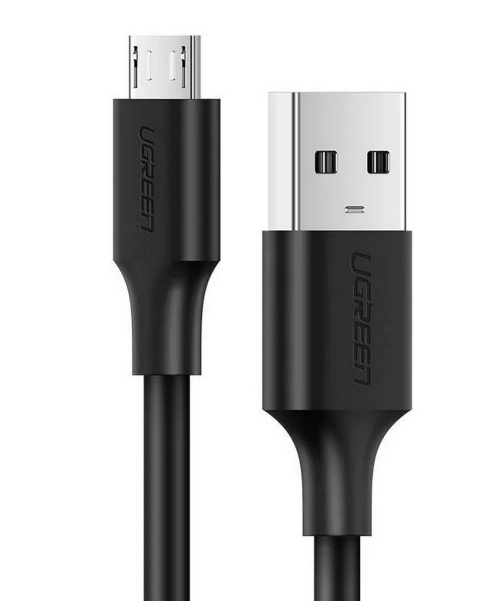 Кабель UGREEN US289 (60827) 3м черный USB 2.0 A to Micro USB Cable Nickel Plating
