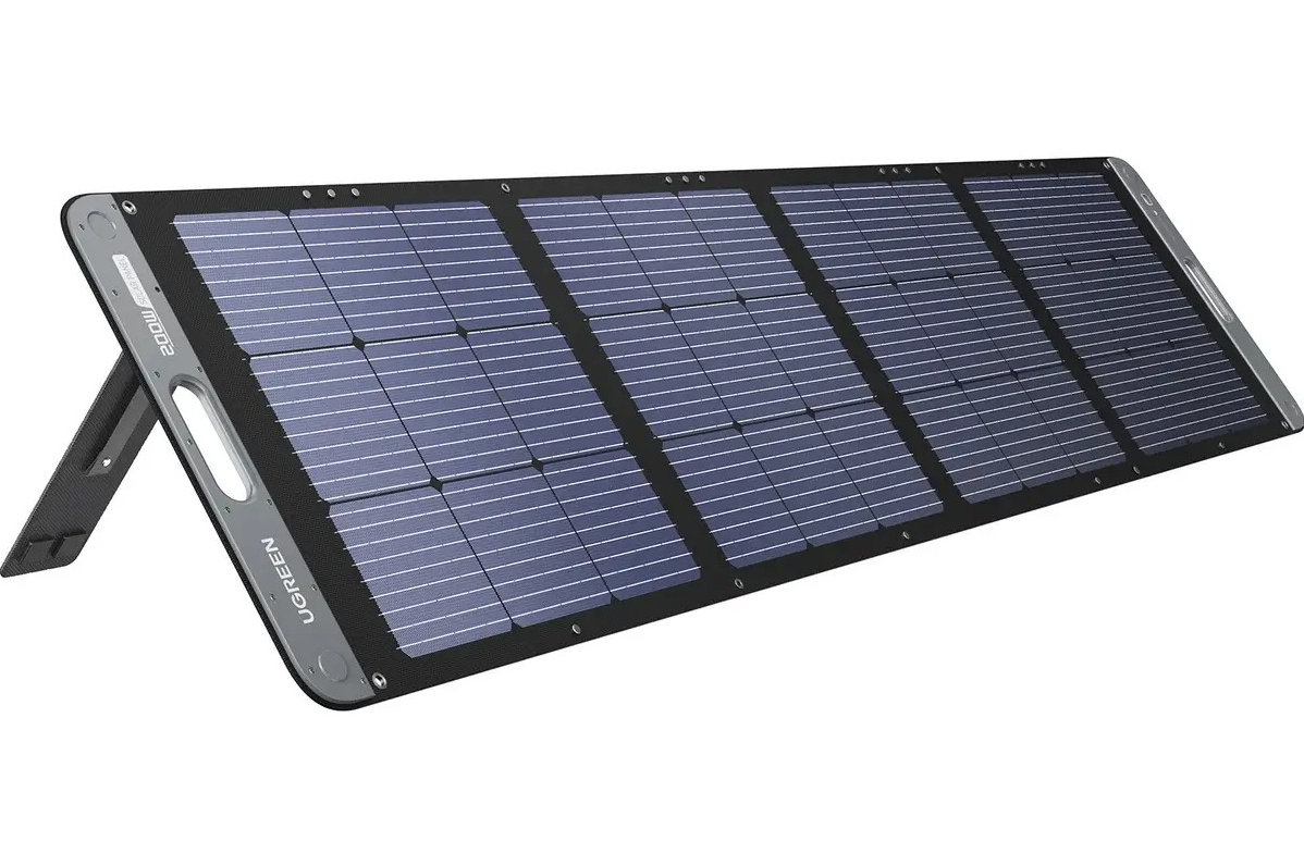 Солнечная панель UGREEN SC200 (15114) Solar Panel 200Вт портативная Цвет: темно-серый
