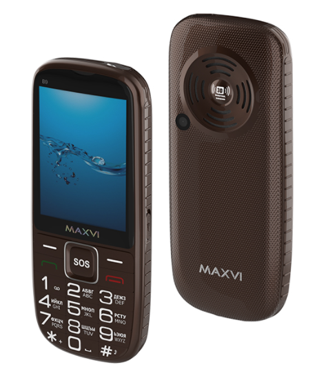 Мобильный телефон Maxvi B9 Brown