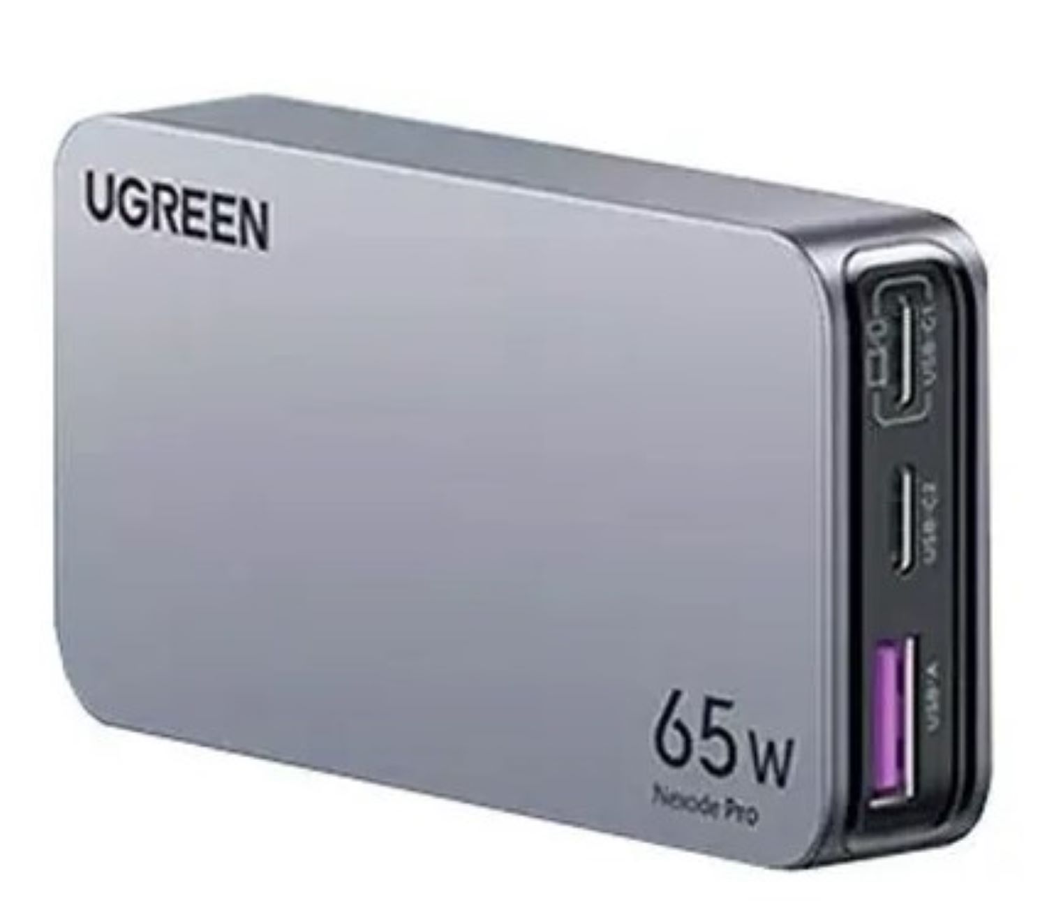 Зарядное устройство UGREEN X753 65W серый Nexode Pro Ultra Slim USB-A+2*USB-C GaN Tech EU