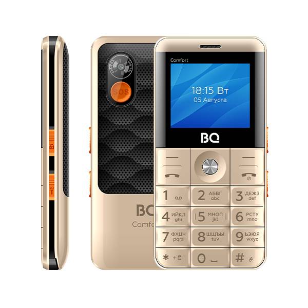 Мобильный телефон BQ 2006 Comfort Gold+Black