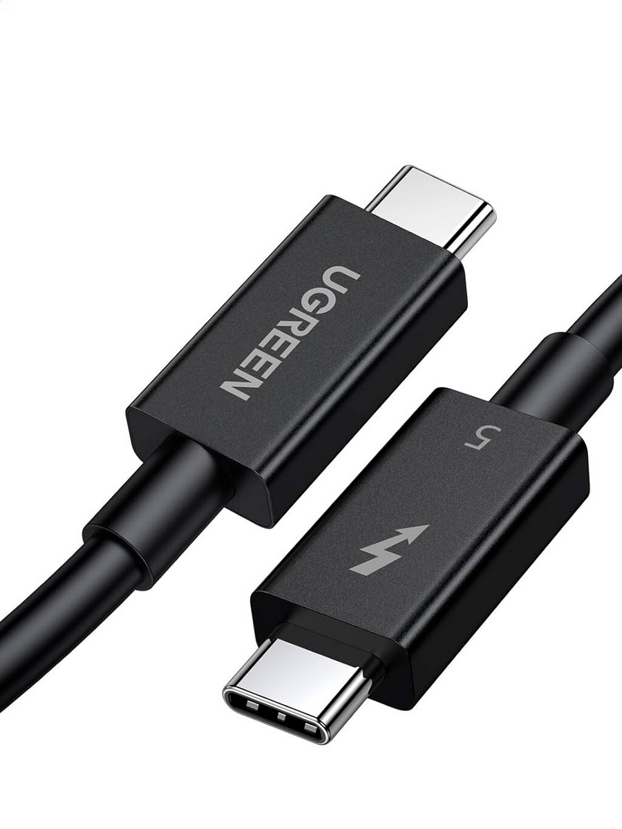Кабель UGREEN L703 (45996) ThunderboltTM 5 Cable 5A Max. Длина: 1м. Цвет: черный