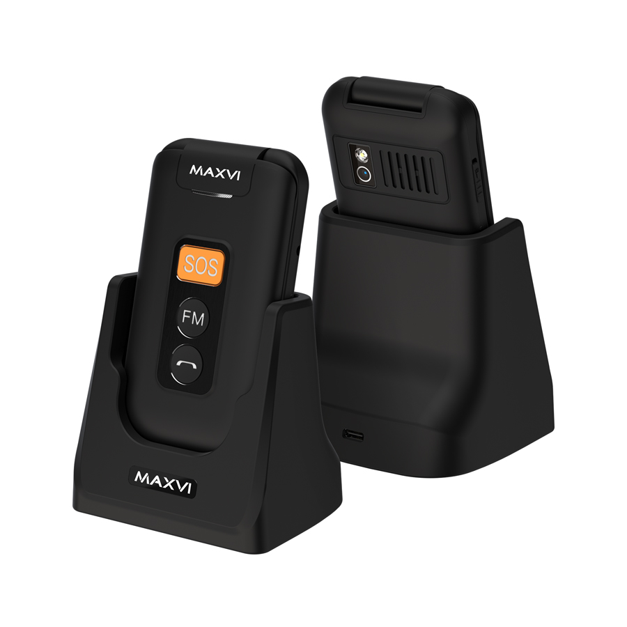 Мобильный телефон Maxvi E5 up Black