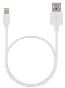 Кабель Maxvi MC-3 white USB-Lightning