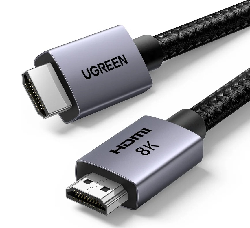 Кабель UGREEN HD171 (25911) HDMI 2.1 Male To Male 8K Cable. Длина: 3м. Цвет: серый