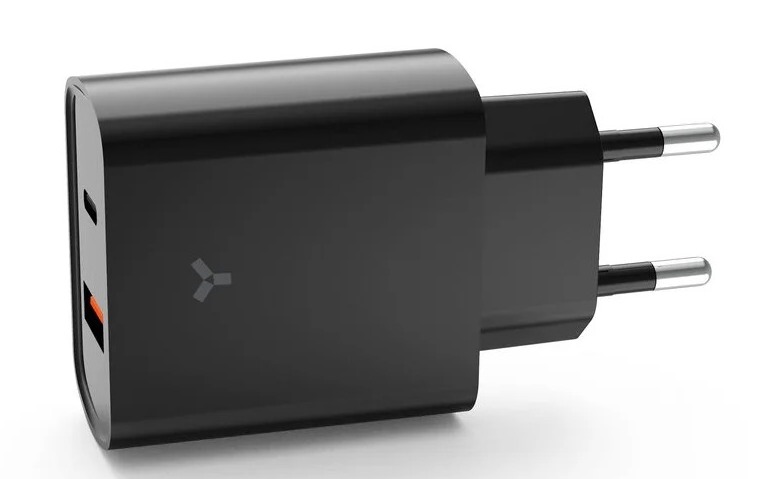 СЗУ Accesstyle Crystal 20W USB-A Type-C Black