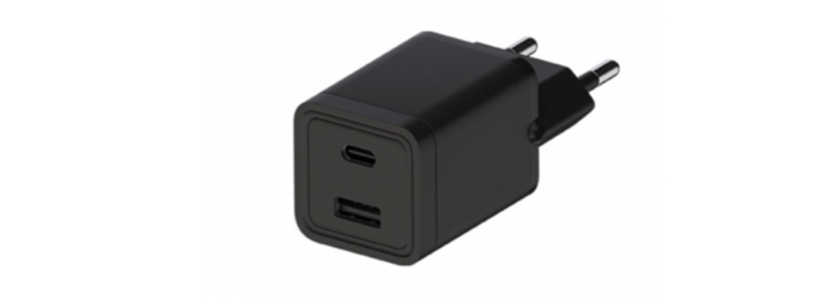СЗУ Maxvi A354PD 20W, 1xUSB-A, 1xUSB-C, black