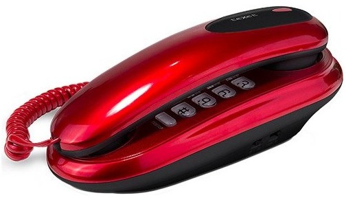 Проводной телефон teXet TX-236 цвет красный