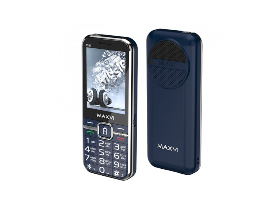Мобильный телефон Maxvi P18i Blue
