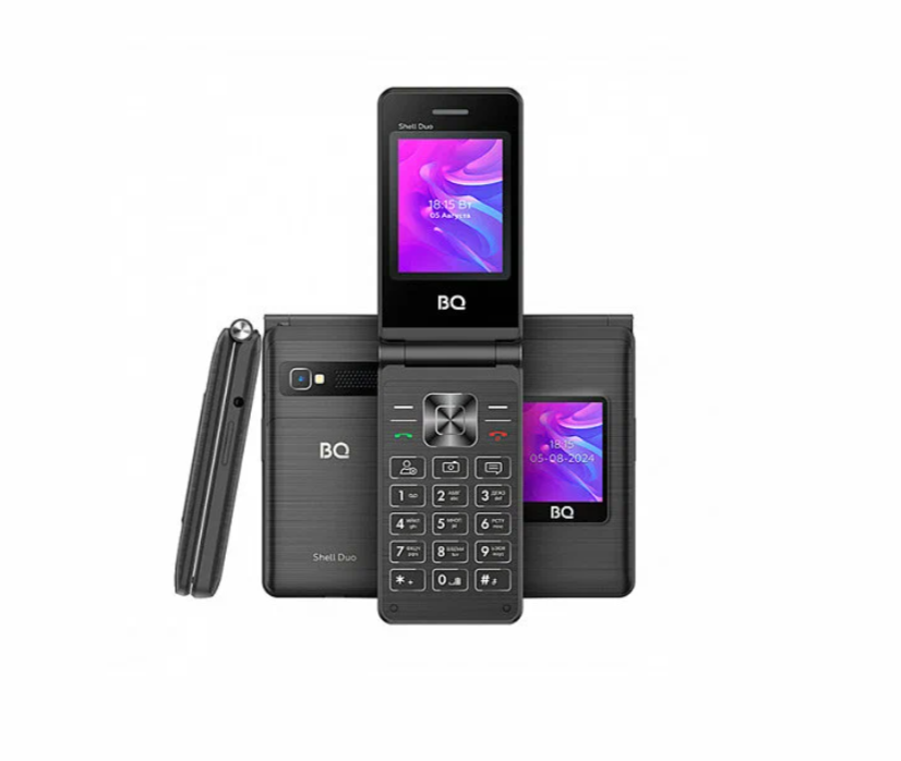 Мобильный телефон BQ 2412 Shell Duo Black