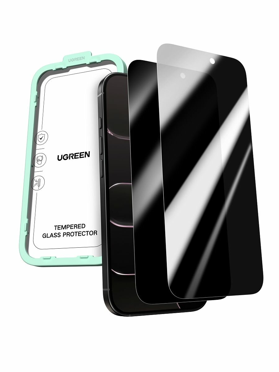 Защитное стекло UGREEN SP1154 (95606) for iPhone 17 Air Privacy Screen Protector 6,5'' 2шт