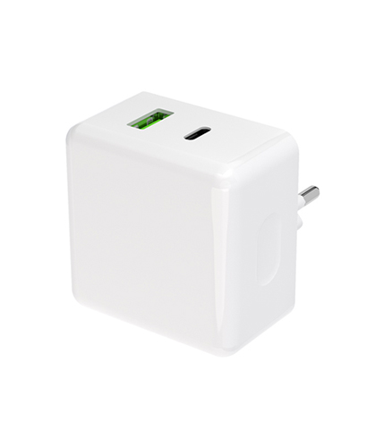 СЗУ Maxvi CHL-603PD 30W, 6A, QC 3.0, 1xUSB-A, 1xUSB-C, white
