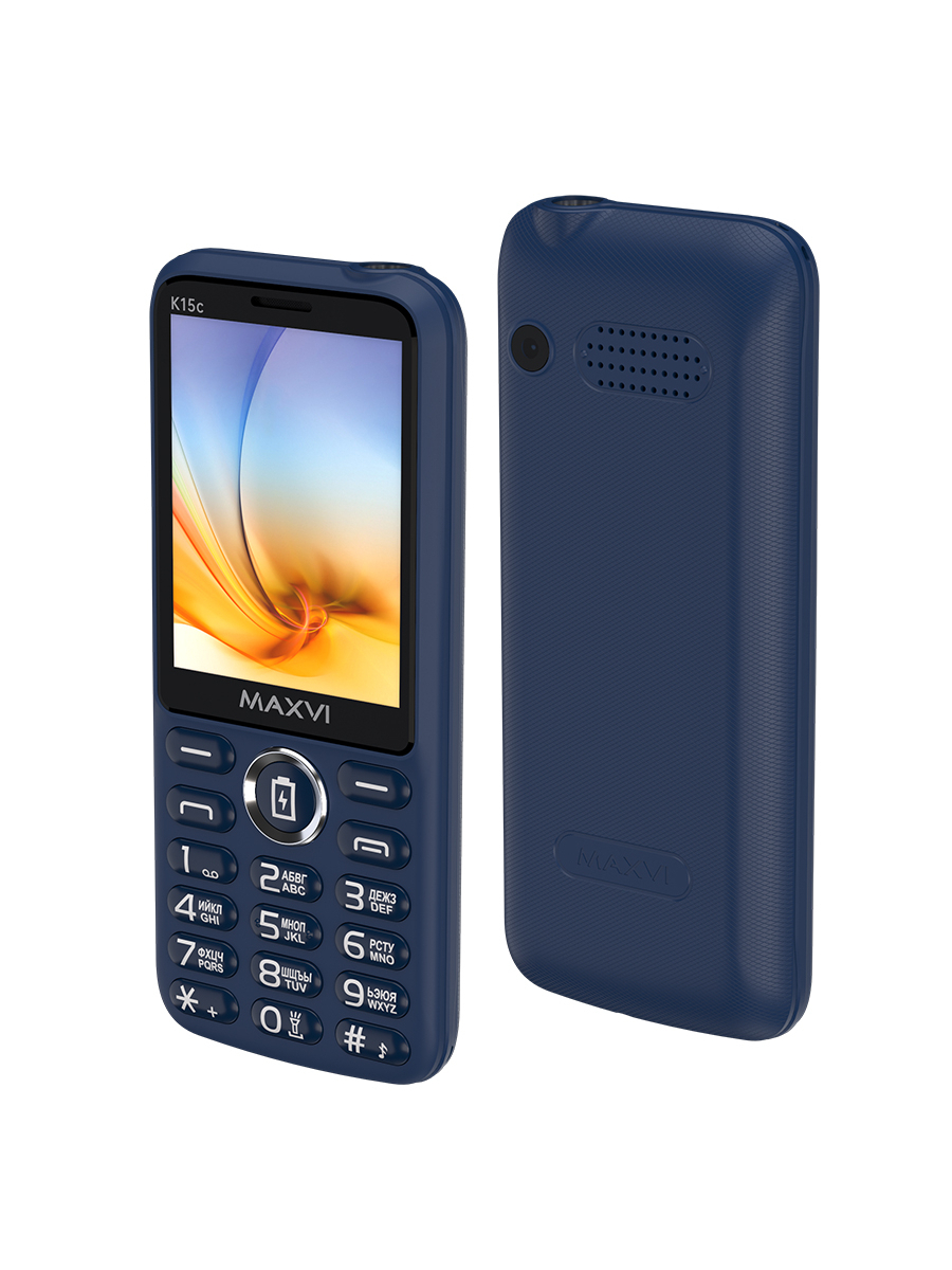 Мобильный телефон Maxvi K15c Blue