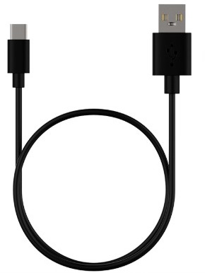 Кабель Maxvi MC-2 black USB-Type C