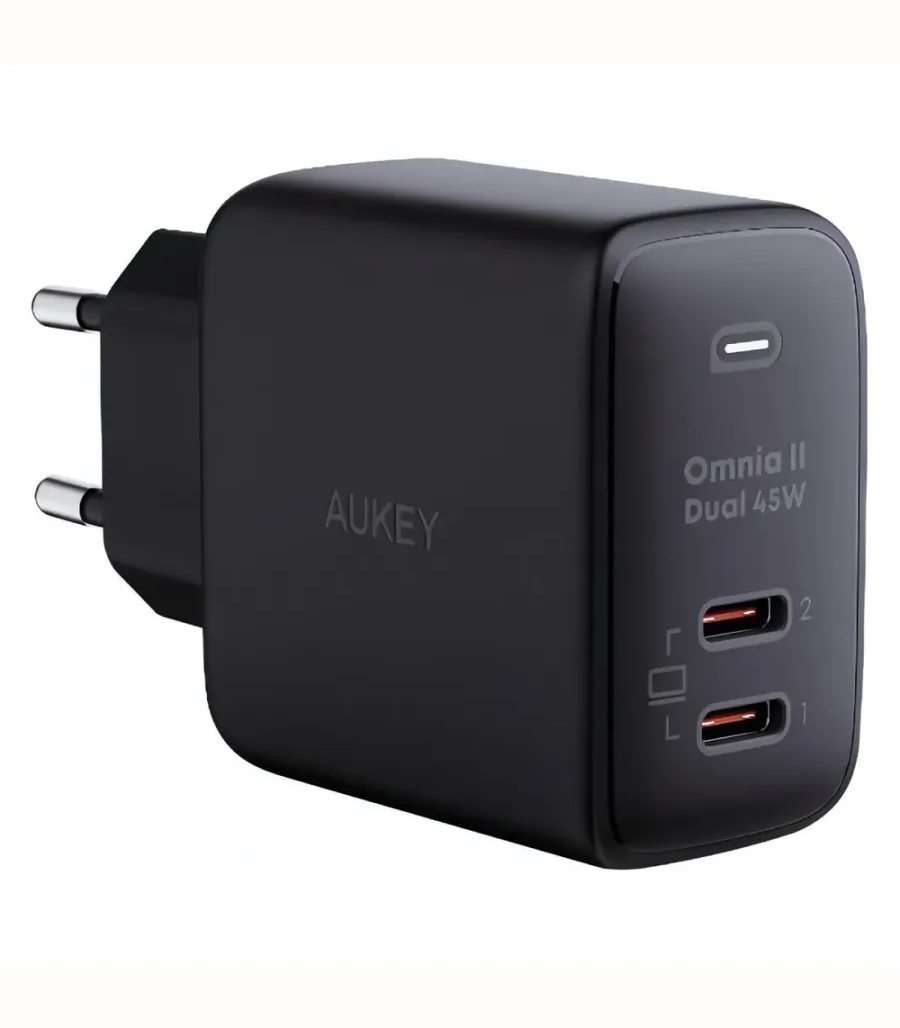 СЗУ Aukey B4TB Omnia2 45W 2C Black RU