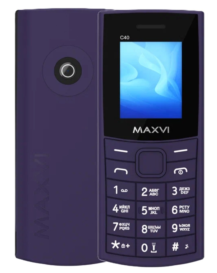 Мобильный телефон Maxvi C40 Purple