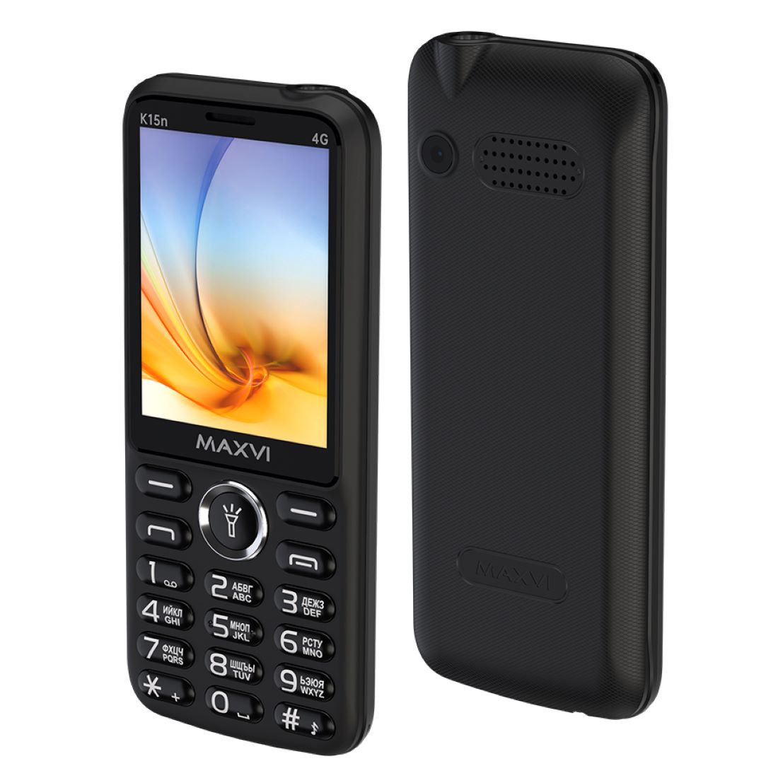 Мобильный телефон Maxvi K15n 4G Black