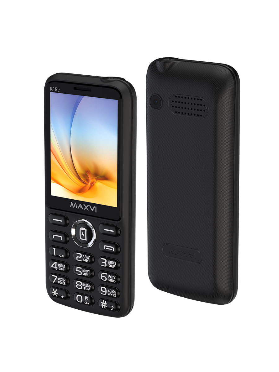 Мобильный телефон Maxvi K15c Black