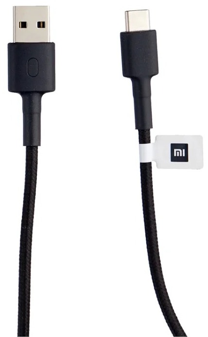 Кабель Xiaomi Mi Braided USB - USB Type-C 1 м Black