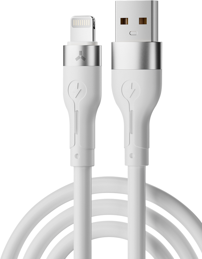 Кабель Accesstyle AL24-S100 USB Lightning White