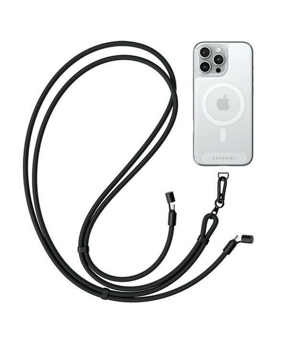 Кабель Satechi ST-LOTGLK Black 1.5м 2*USB-C 60W OntheGo Crossbody Lanyard Cable