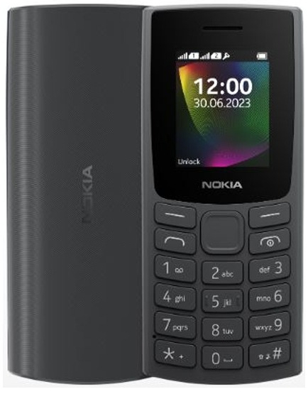 Мобильный телефон Nokia 106 DS TA-1564 Charcoal