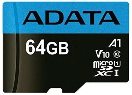 ADATA Premier microSDXC V10 A1 Class10 64+SDadaper