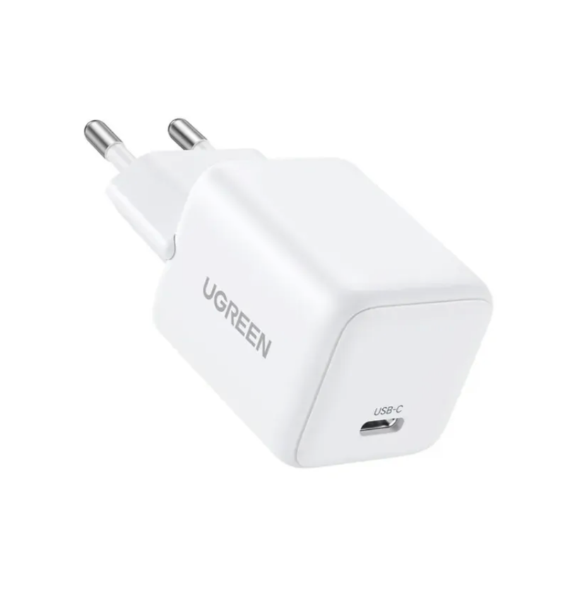 Зарядное устройство UGREEN X512 (55554) 20W Mini USB-C GaN Fast Charger EU. Цвет: белый