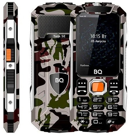 Мобильный телефон BQ 2432 Tank SE Military Green