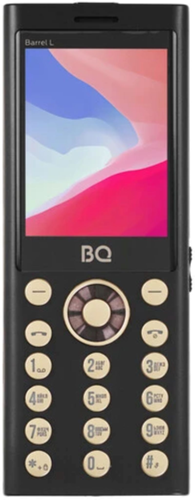 Мобильный телефон BQ 2458 Barrel L Black+Gold