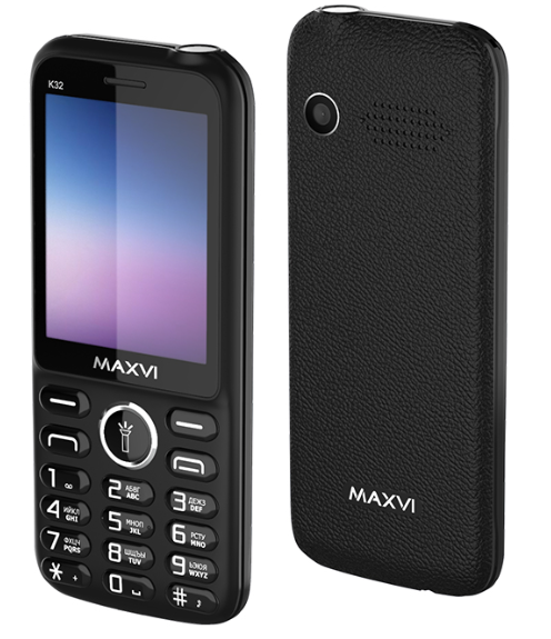 Мобильный телефон Maxvi K32 Black