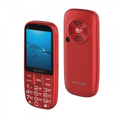 Мобильный телефон Maxvi B9 Red