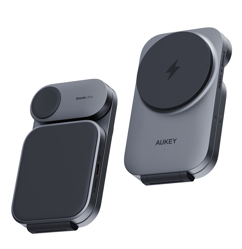 Aukey MC312 3 in 1 Travel Qi2 MagFusion