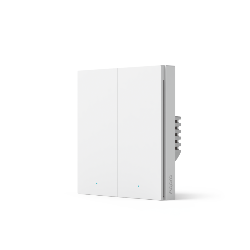 Выключатель Aqara Smart wall switch H1 (no neutral, double rocker) WS-EUK02 RU