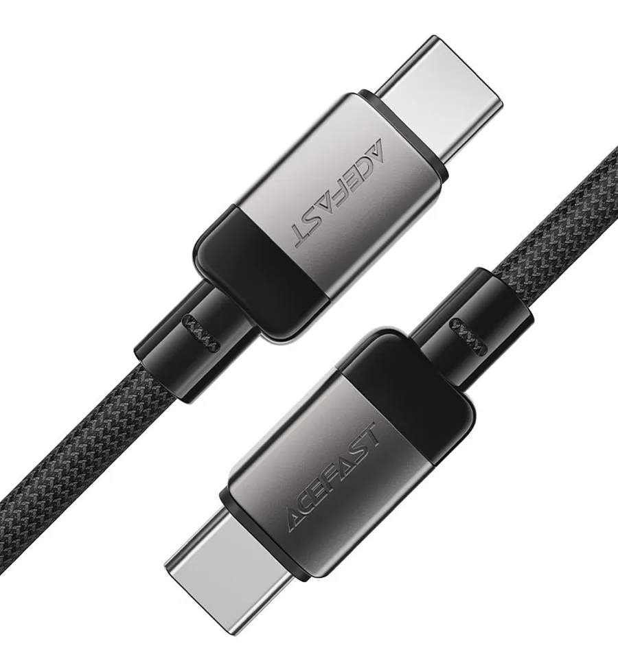 Кабель ACEFAST C9-03 черный USB-C to USB-C charging data cable 1,2м