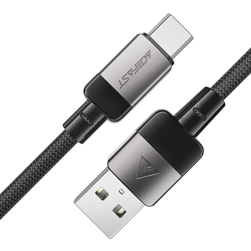 Кабель ACEFAST C9-04 черный USB-A to USB-C charging data cable 1,2м