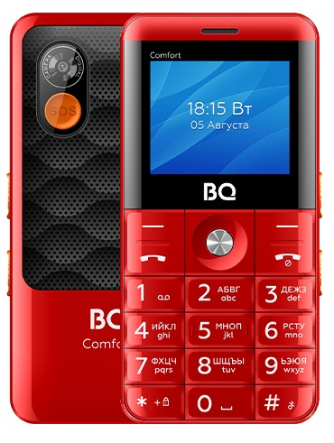 Мобильный телефон BQ 2006 Comfort Red+Black