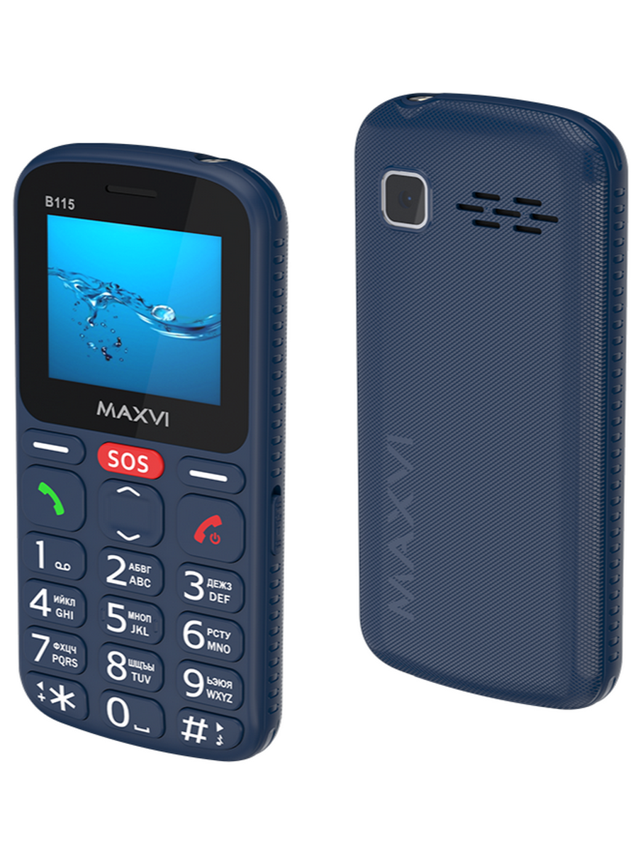 Мобильный телефон Maxvi B115 Blue