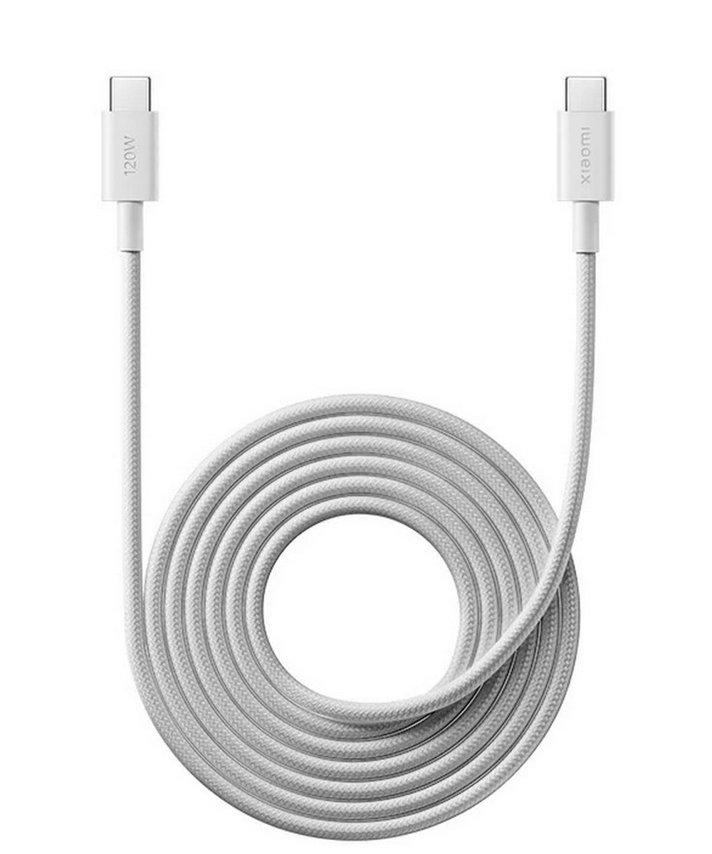 Кабель Xiaomi BHR087KGL 1m 6A Braided USB-C to USB-C Cable