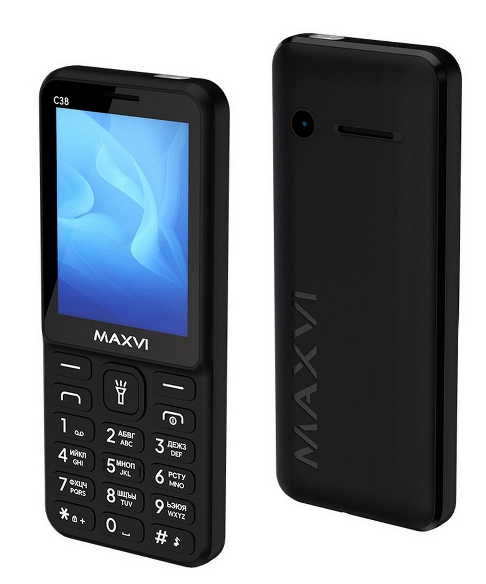Мобильный телефон Maxvi C38 Black