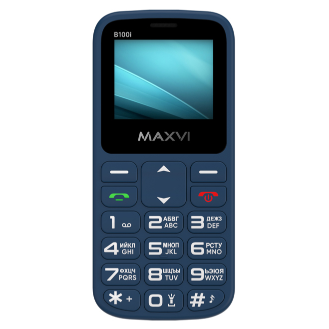Мобильный телефон Maxvi B100i Blue