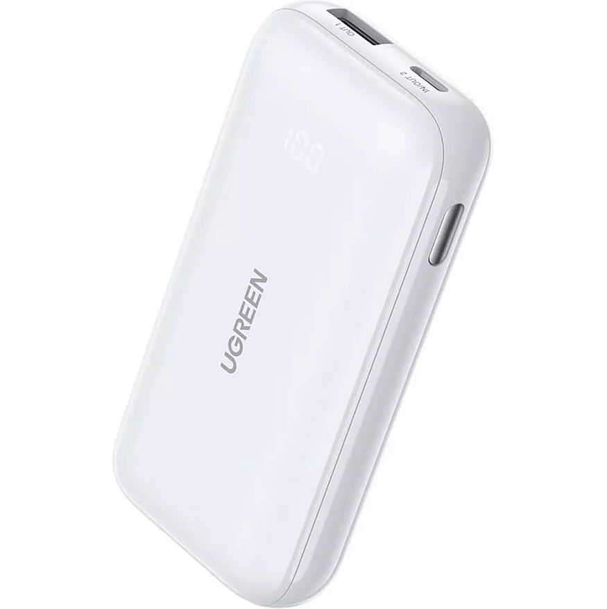 Внешний аккумулятор UGREEN PB501 (25189) 10000mAh Mini Quick Charging 30W Power Bank 30W Цвет: белый