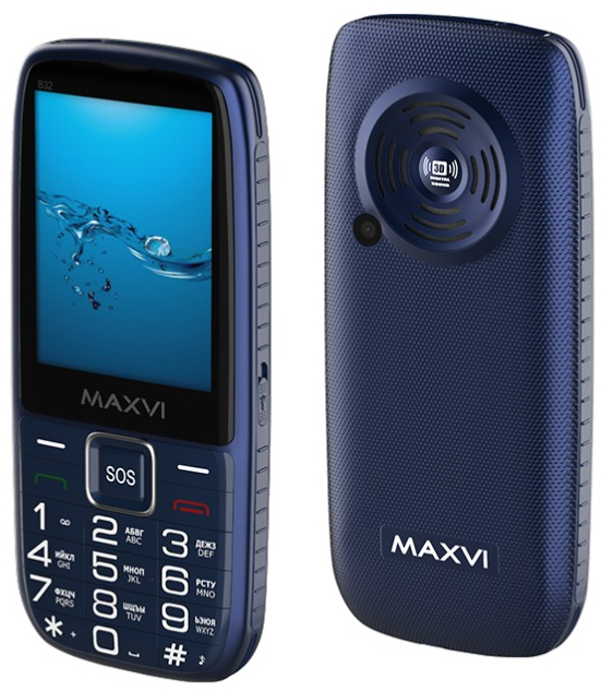 Мобильный телефон Maxvi B32 Blue
