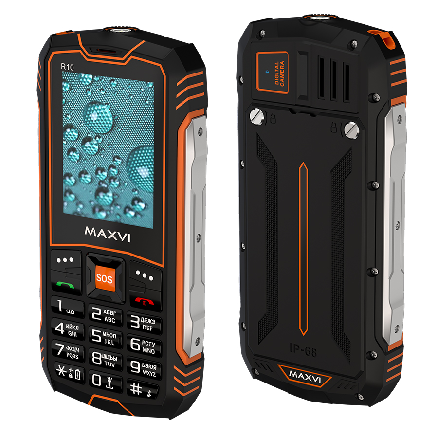 Мобильный телефон Maxvi R10 orange