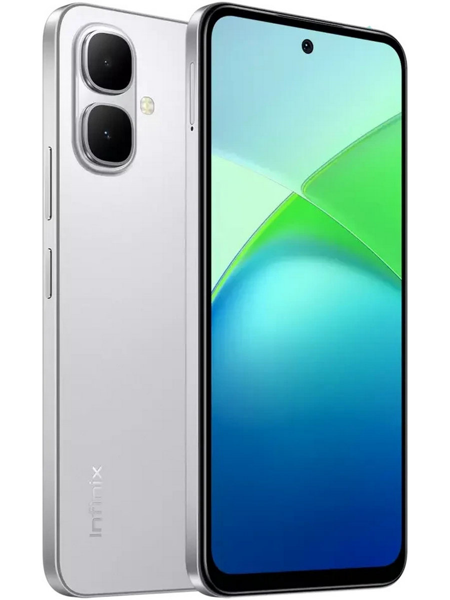 Смартфон Infinix SMART 10 4/128GB Titanium Silver