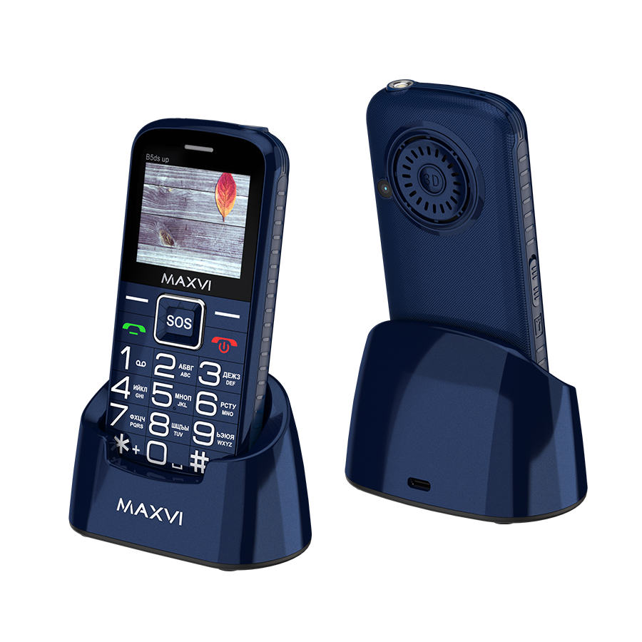 Мобильный телефон Maxvi B5ds up Blue